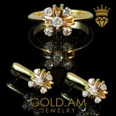 14K Gold Set jewelry voskya kompektner zolotiye komplekti  kupit online gold buy online voskya zarderi internet vacharq xanut (10)